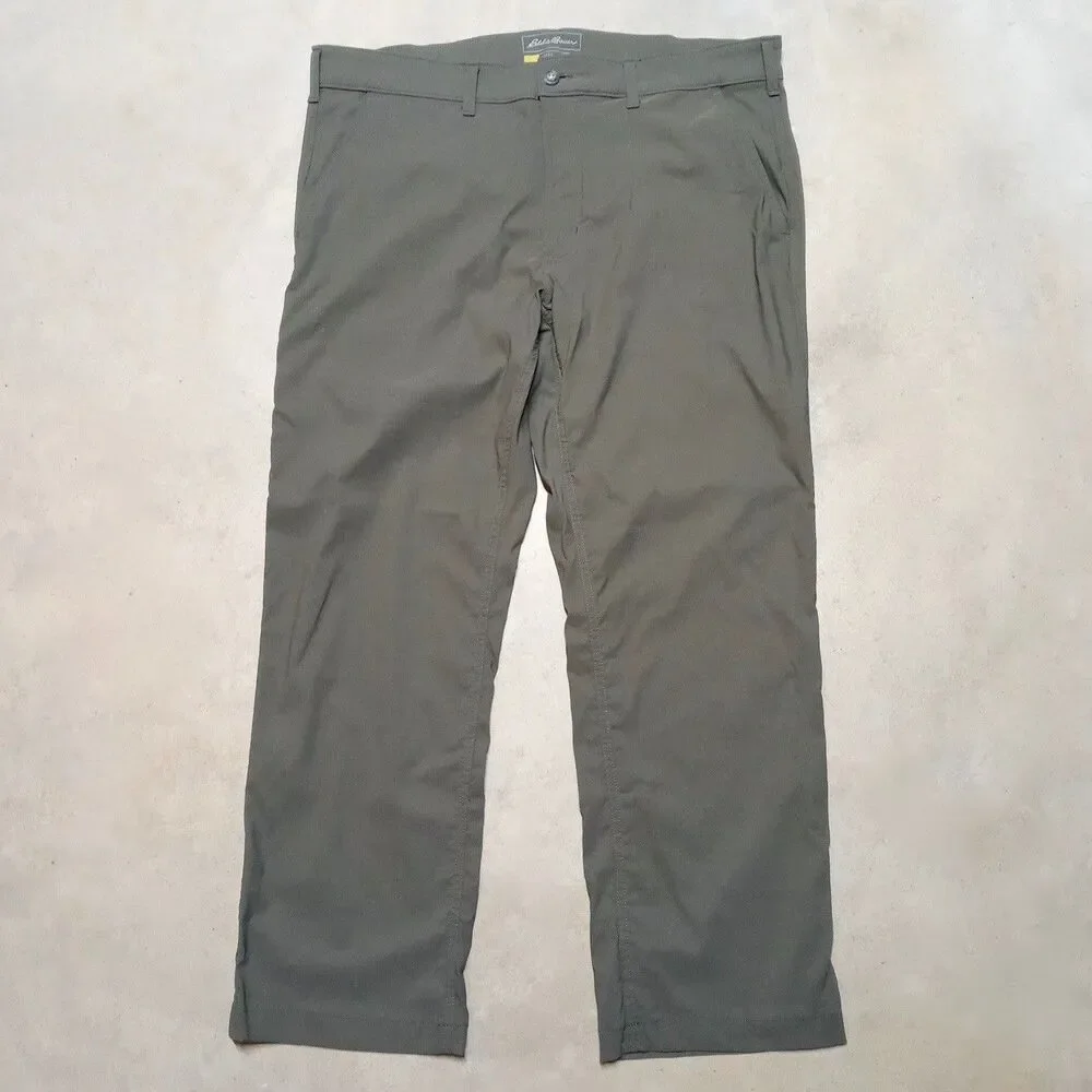 Eddie Bauer Travex Pants Size 38x30 Hiking Utility Chino Straight Fit